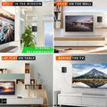 Cordless Magic™ - 2024 Edition HDTV Premium Wall Amplified Indoor Antenna - 360 Mile Range