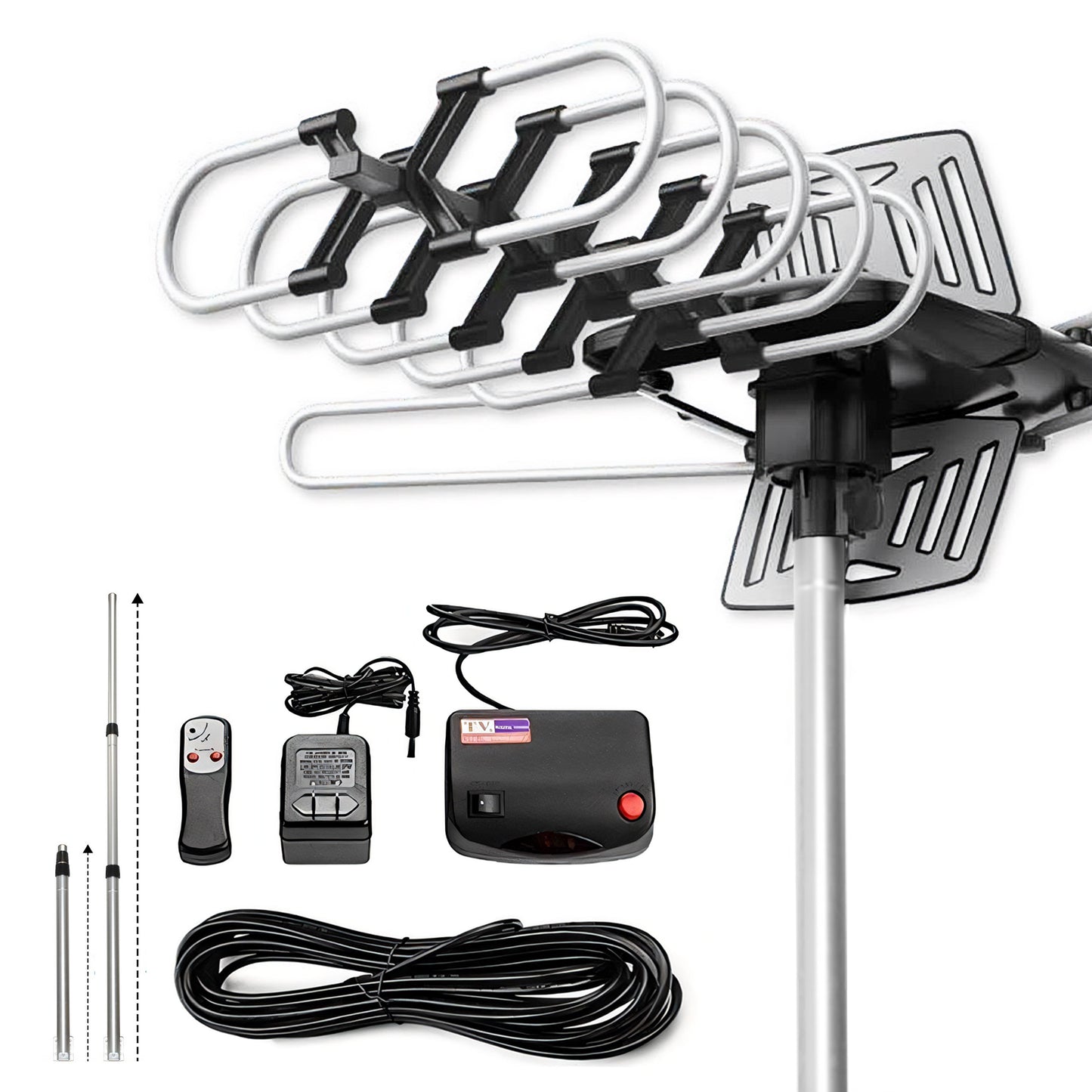 Cordless Magic™ - 2024 Edition Long-Distance Outdoor Antenna - 900 Mile Range