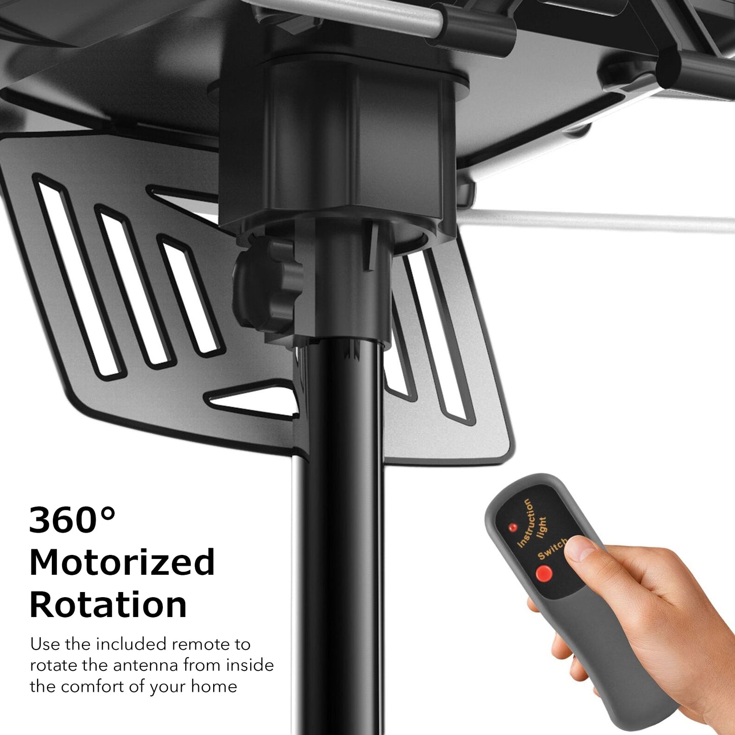 Cordless Magic™ - 2024 Edition Long-Distance Outdoor Antenna - 900 Mile Range