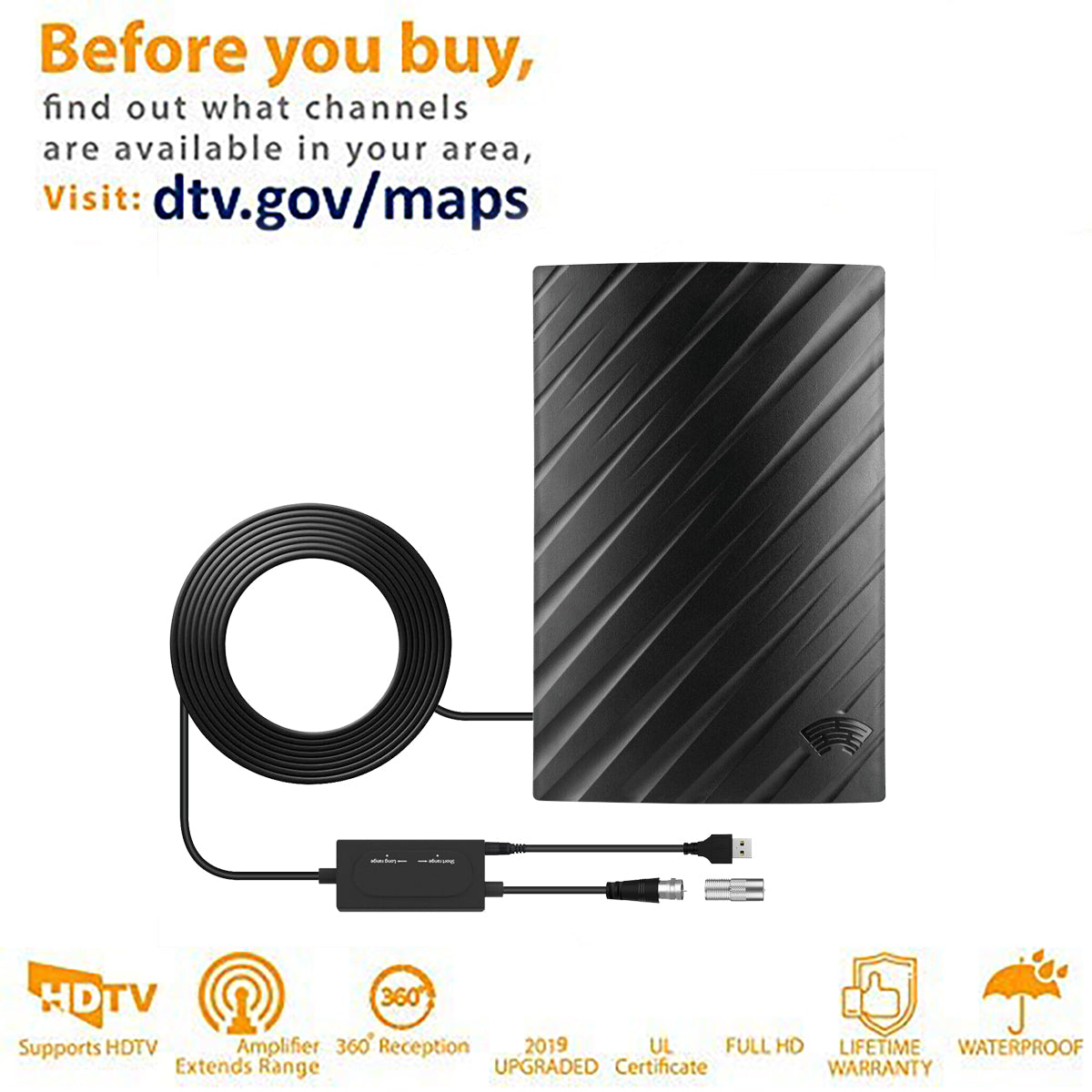 Cordless Magic™ - 2024 Edition Antenna Box - 460 Mile Range
