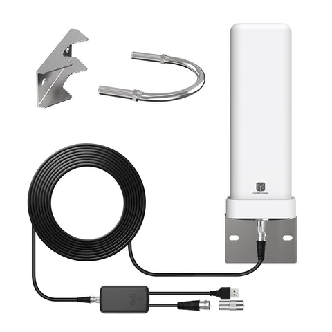 Cordless Magic™ - 2023 Edition Premium HDTV 360° Outdoor Antenna Amplified - 460 Mile Range